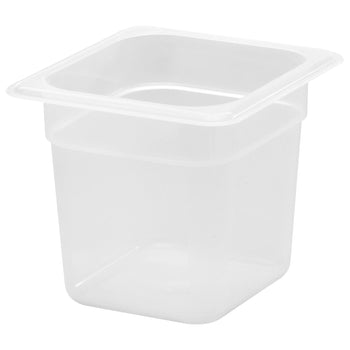 Polipropilen GN 1/6 Küvet - Yarı Saydam - Yükseklik: 150 mm | CAMBRO - (6 adet)