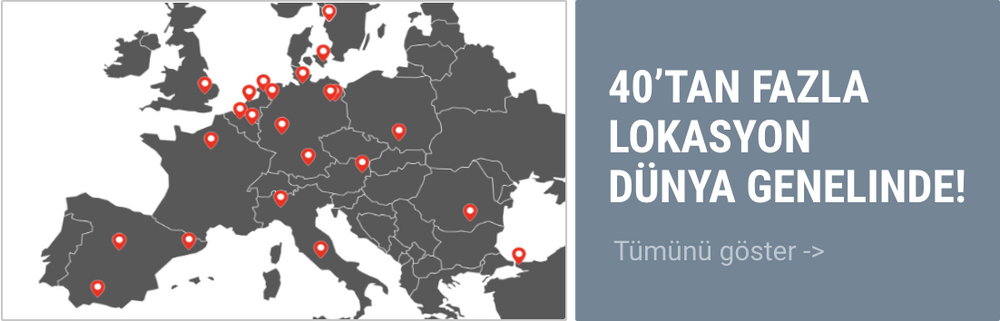 40+ locations worldwide