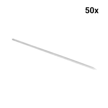 Krom Paslanmaz Kare Kalın Kebap Şişi - 600 mm - (50 Adet) - Alba