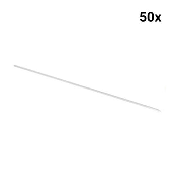 Krom Paslanmaz Kare Tavuk Şişi - 600 mm - (50 Adet) - Alba