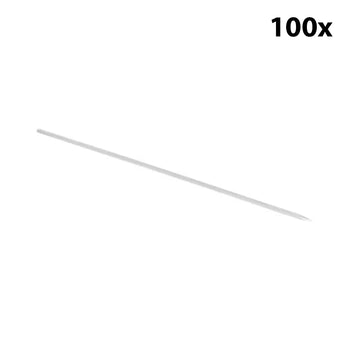 Krom Paslanmaz Kare Et Şişi - 650 mm - (100 Adet) - Alba