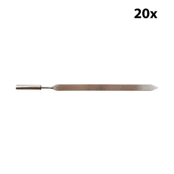 Metal Saplı Brezilya Usulü Sunum Şişi - 600 mm - (20 Adet) - Alba