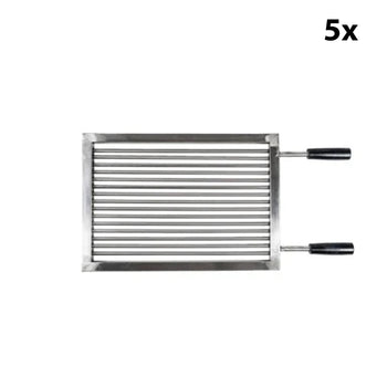 Çerçeveli Paslanmaz Endüstriyel Izgara - 10mm - (5 Adet) - Alba