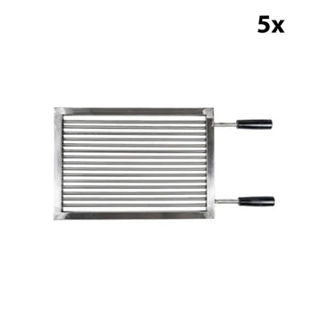 Çerçeveli Paslanmaz Endüstriyel Izgara - 8 mm - (5 Adet) - Alba