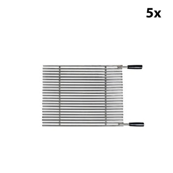Yuvarlak Paslanmaz Endüstriyel Izgara - 8 mm - (5 Adet) - Alba