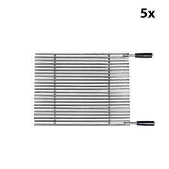 Kare Paslanmaz Endüstriyel Izgara - 10 mm - (5 Adet) - Alba