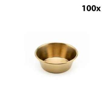 Gold Paslanmaz Sosluk - Ø60 mm - (100 Adet) - Alba