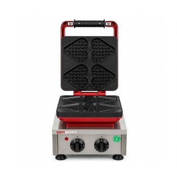 Tekli Kalp Model Waffle Makinesi - Elektrikli - Zamanlayıcılı
