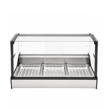Set Üstü Soğuk Teşhir Ünitesi - 3 GN 1/1 - Düz Camlı - 1010x880 mm