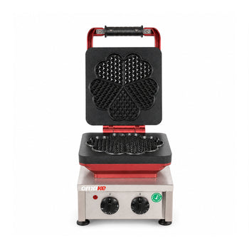 Tekli Çiçek Model Kare Waffle Makinesi - Elektrikli - Zamanlayıcılı