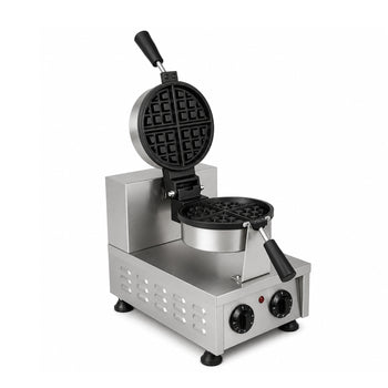 Tekli Amerikan Döner Tip Waffle Makinesi - Elektrikli - Zamanlayıcılı