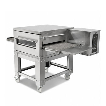 Gazlı Konveyörlü Pizza Fırını - Alt Stand Dahil - 535x1360 mm