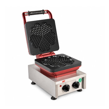 Tekli Çiçek Model Kare Waffle Makinesi - Elektrikli - Zamanlayıcılı