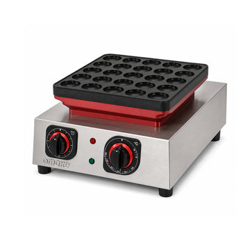 Tekli Poffertjes Waffle Makinesi - Elektrikli - Zamanlayıcılı