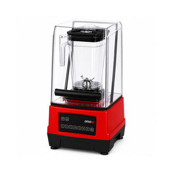 Buz Kırıcı Sessiz Dijital Bar Blender - 2 Lt - 2,2 kW - Kırmızı