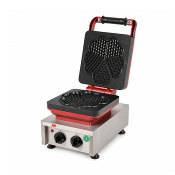 Tekli Çiçek Model Kare Waffle Makinesi - Elektrikli - Zamanlayıcılı
