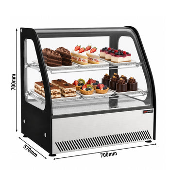 Set Üstü Soğuk Pasta Teşhir Ünitesi - 700x570x700 mm