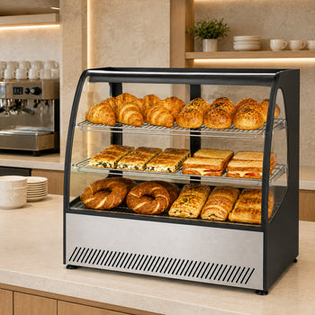 Set Üstü Sıcak Teşhir Ünitesi - 870x570x700 mm - 160 Lt