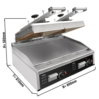 Yüksek Hızlı Çift Kontakt Izgara - Hamburger Izgarası - 12 kW - Otomatik - Dijital Ekran