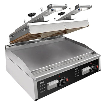 Yüksek Hızlı Çift Kontakt Izgara - Hamburger Izgarası - 12 kW - Otomatik - Dijital Ekran