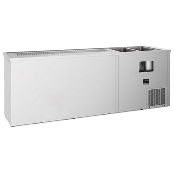 Bira Tezgahı - 2500x700mm - 3 Cam Kapılı