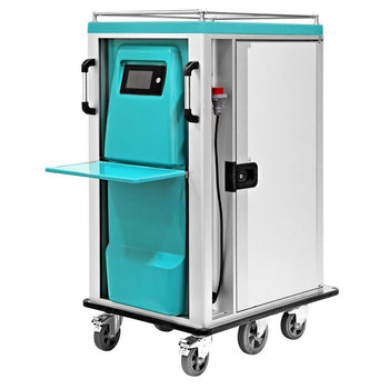 Hastane Sıcak&Soğuk Servis Arabası - 24 Özel Tepsi Dahil