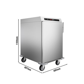 Banket Arabası Premium - Sıcak - 6x GN 2/1 veya 12x GN 1/1 - Dijital