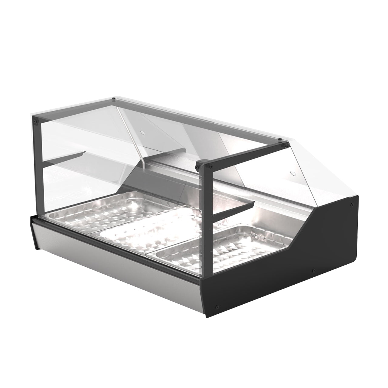 Set Üstü Soğuk Teşhir Ünitesi – 3 GN 1/1 – Düz Camlı – 1010x880x620 mm – Ndustrio