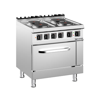 Fırınlı Kuzine - 15,2kW - 4 Gözlü - Fırınlı - Gazlı Fırın Statik - 6kW