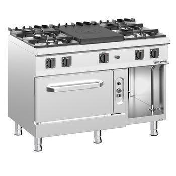 Fırınlı Kuzine - 39,5kW - 5 Gözlü - Fırınlı - Gazlı Fırın - Statik - 6kW