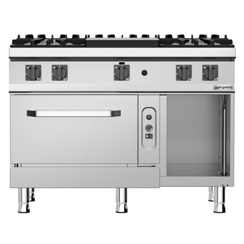 Fırınlı Kuzine - 39,5kW - 5 Gözlü - Fırınlı - Gazlı Fırın - Statik - 6kW