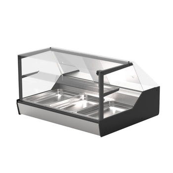 Soğutmalı Teşhir Dolabı - 3 GN 1/1 - Düz Camlı - 1010×880×435 mm