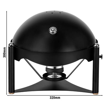 Reşo Kabı - Yuvarlak - Siyah - Dönen Kapaklı - Siyah