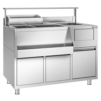 Kokteyl Hazırlık Tezgahı - 1200x720 mm - 2 Çekmeceli