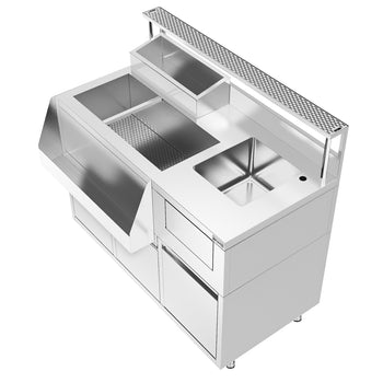 Kokteyl Hazırlık Tezgahı - 1200x720 mm - 2 Çekmeceli