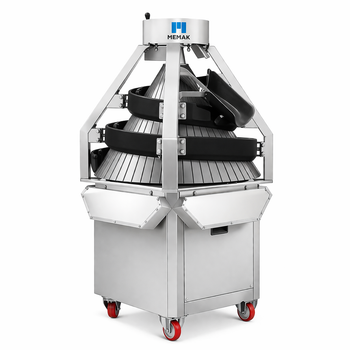 Konik Hamur Yuvarlama Makinesi - Ekmek Hamuru için - 1,5kW - Hamur Ağırlığı: ~ 100-600g - Maks. 2500 adet/saat