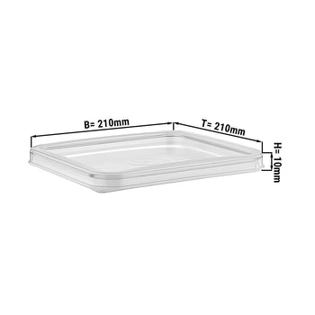 Yemek Taşıma Kabı İçin Kapak - 3,8 Litreye Kadar