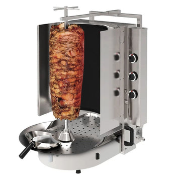 Gazlı Döner Ocağı - ROBAX® Camlı - 6 Gözlü - Maks. 60kg