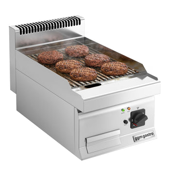 Elektrikli Pleyt Izgara - 4,5kW - Oluklu - Pişirme Yüzeyi: 395x500mm