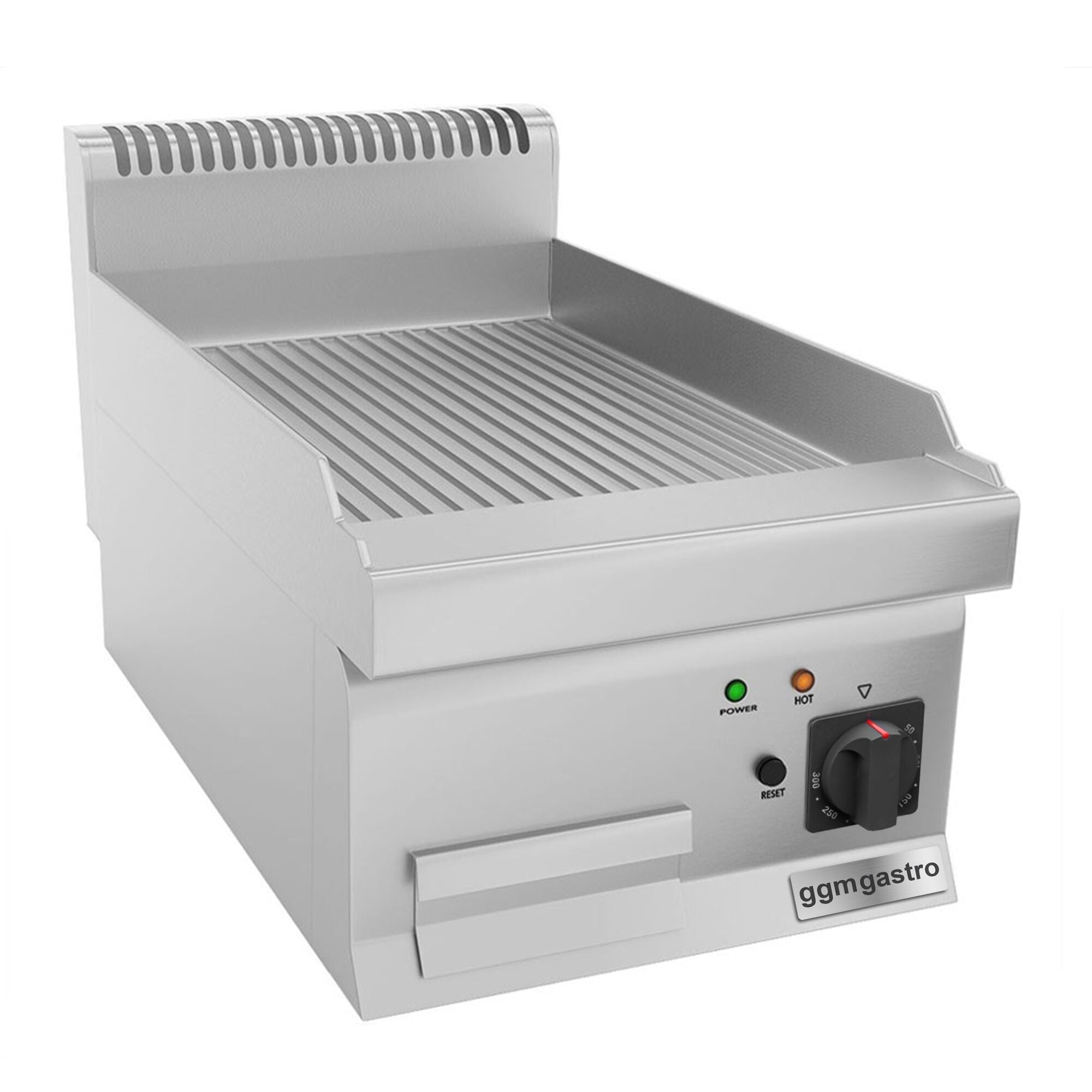 Elektrikli Pleyt Izgara - 3,6 kW - Oluklu