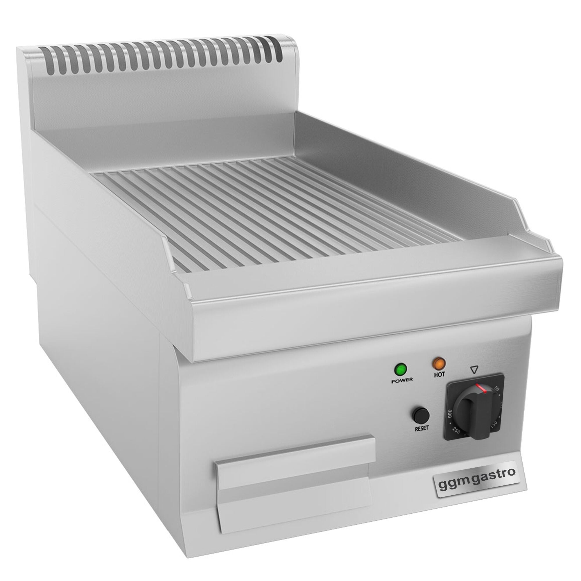 Elektrikli Pleyt Izgara - 4,5 kW - Oluklu