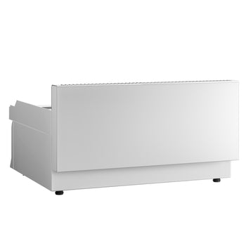 Elektrikli Pleyt Izgara - 9kW - Yarı Oluklu - Pişirme Yüzeyi: 595x500mm