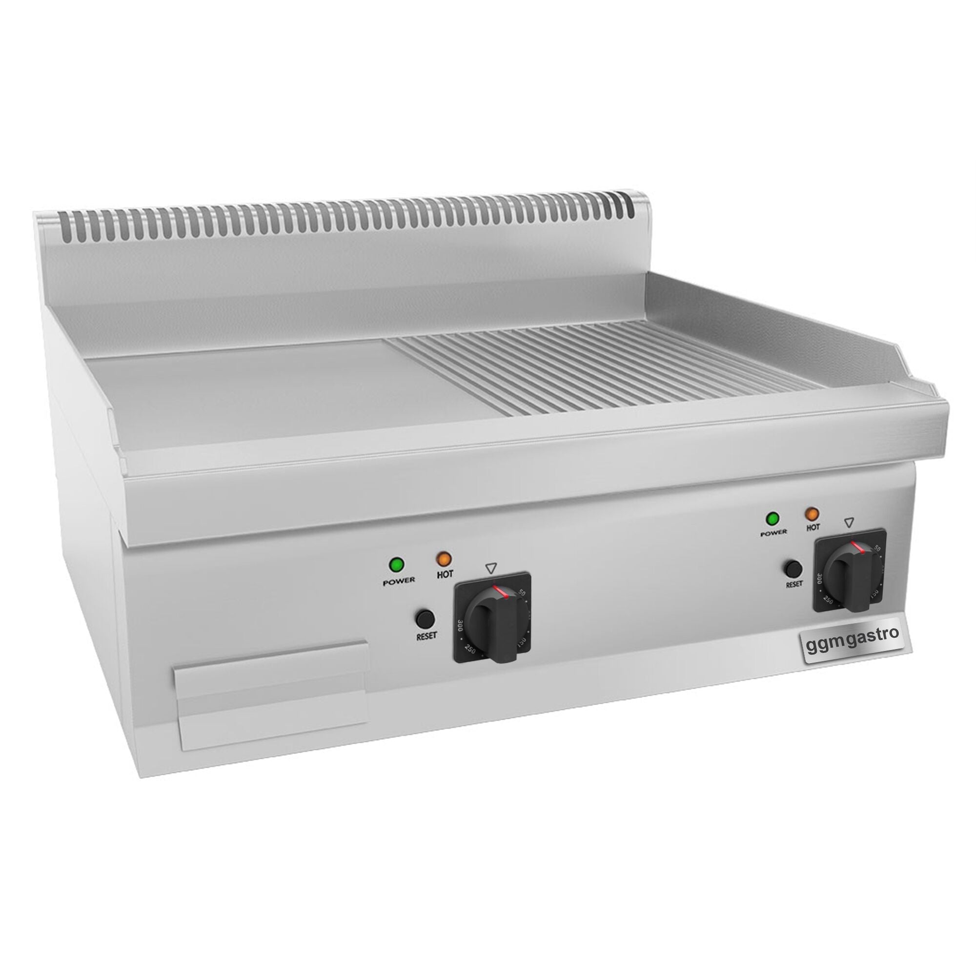Elektrikli Pleyt Izgara- 7,1 kW - Pürüzsüz & Oluklu