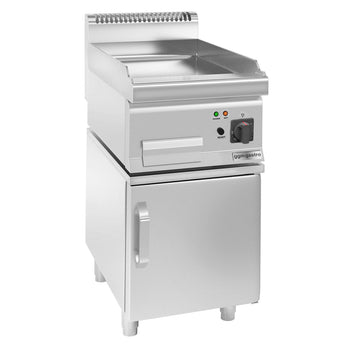 Elektrikli Pleyt Izgara - 3,6 kW Pürüzsüz - 1 Kapılı Alt Stand dahil