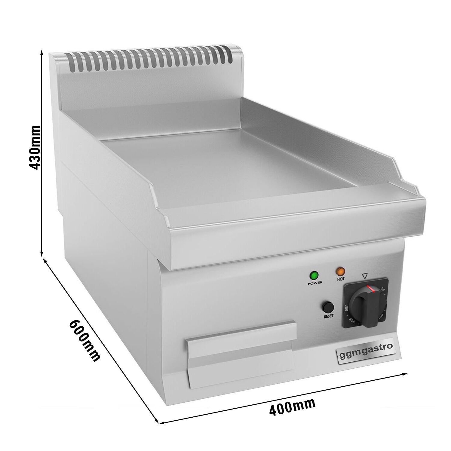 Elektrikli Pleyt Izgara- 4,5 kW - Pürüzsüz
