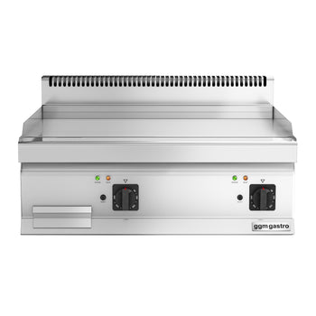 Elektrikli Pleyt Izgara - 9,0kW - Düz - Pişirme Yüzeyi: 795x453mm