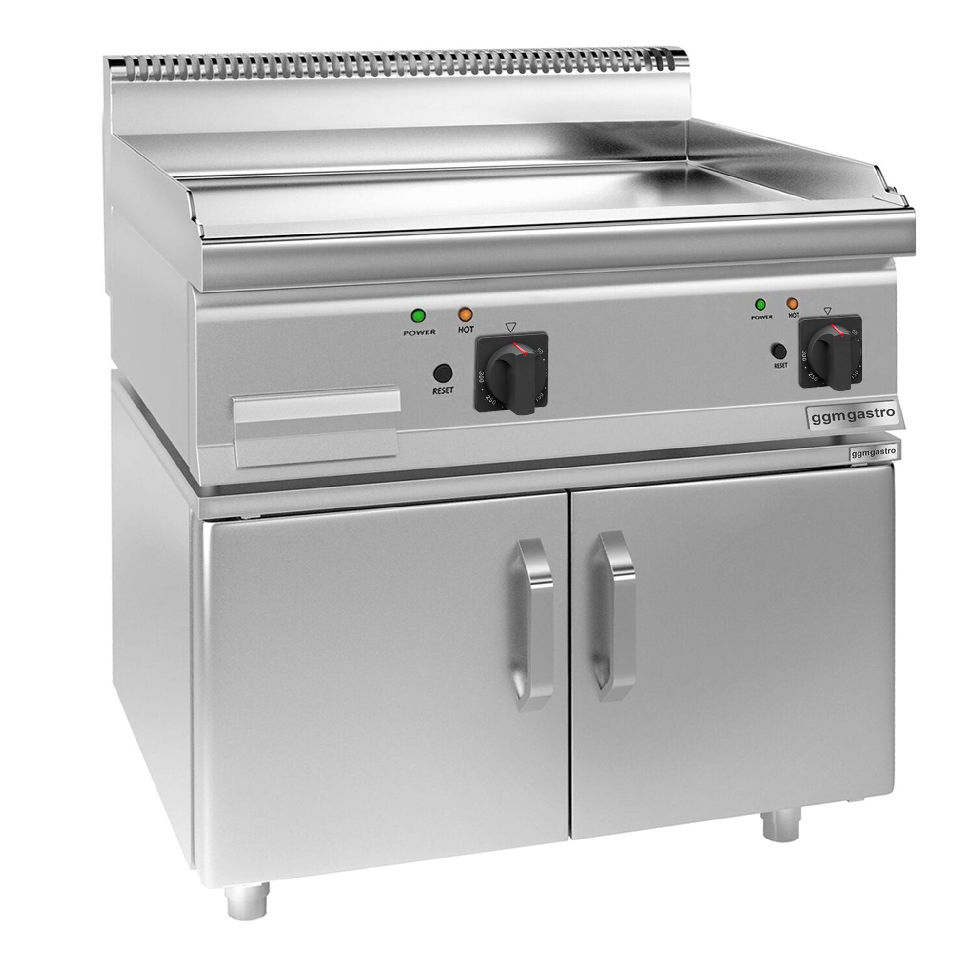 Elektrikli Pleyt Izgara - 7,1 kW Pürüzsüz - 2 Kapılı Alt Stand Dahil