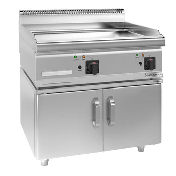 Elektrikli Pleyt Izgara - 7,1 kW Pürüzsüz - 2 Kapılı Alt Stand Dahil