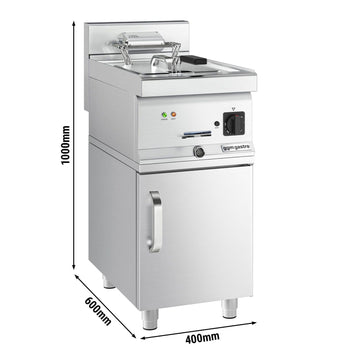 Elektrikli Fritöz - 10 Lt. - 9 kW - 1 Kapılı Alt Stand Dahil