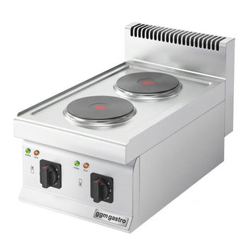 Set Üstü Elektrikli Ocak - 4kW - 2 Yuvarlak Pleyt